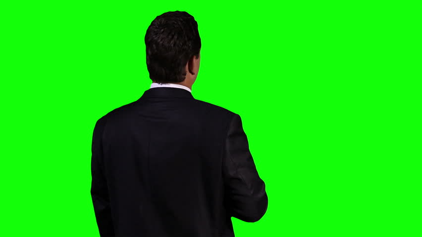 Young Businessman Back Touchscreen Greenscreen 4

Footage was shot against green screen and is keyed out.
The background is pure green removing it is easy.
Green spills are removed.