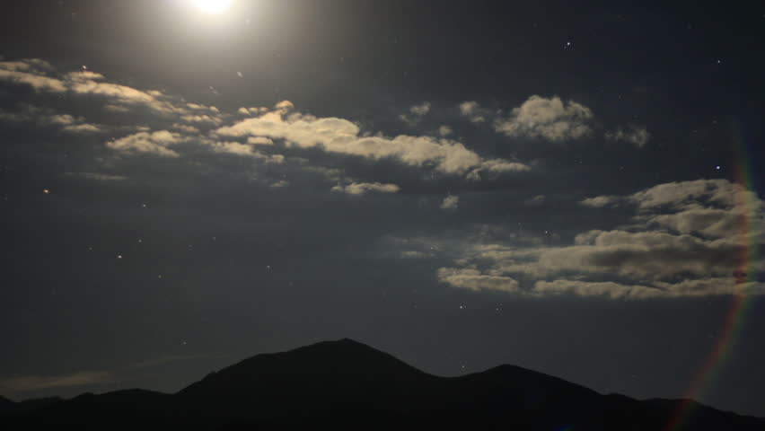 Mammoth Mts 03 Timelapse Night Sky Moon