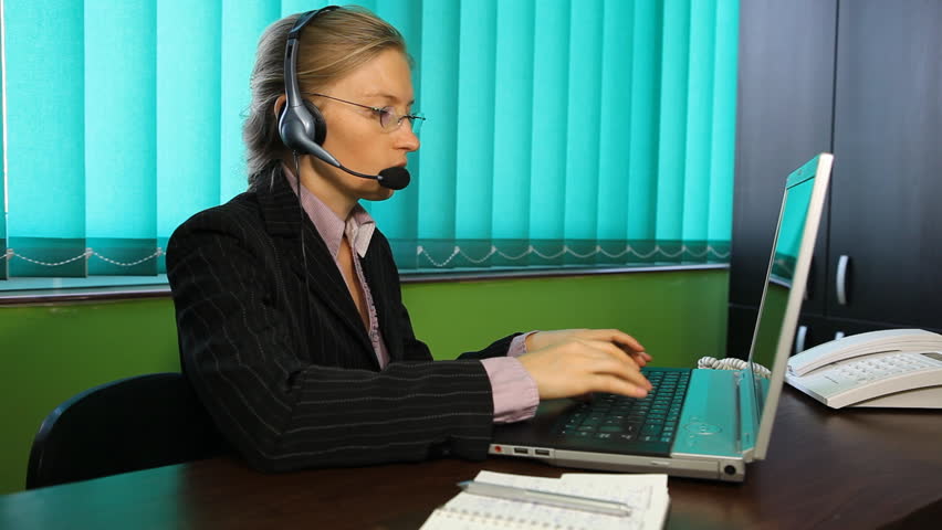 Call center, hotline, helpdesk office