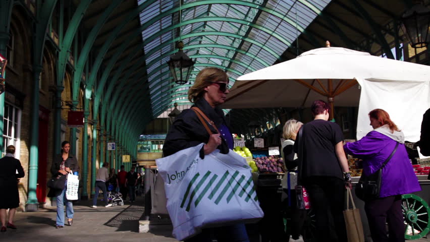 LONDON - OCTOBER 6, 2011: Covent Garden and people