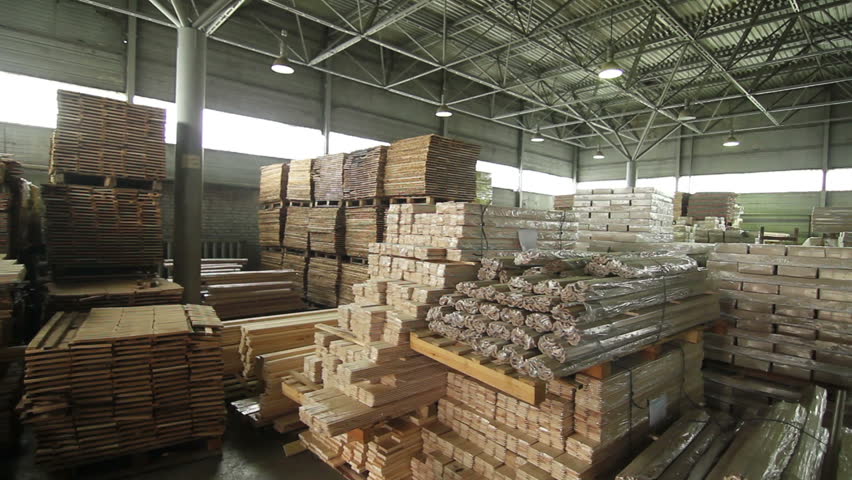 warehouse of wood(2 shots)