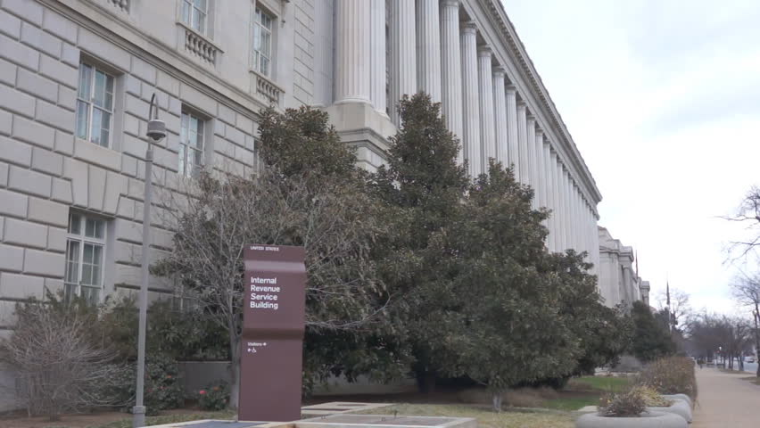 US Internal Revenue Service office building on Constitution Avenue in Washington DC