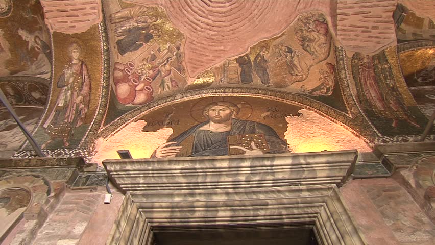 ISTANBUL - CIRCA 2013: The Chora Church in Istanbul, Turkey circa 2013. Originally built as part of a monastery complex outside the walls of Constantinople, to the south of the Golden Horn.