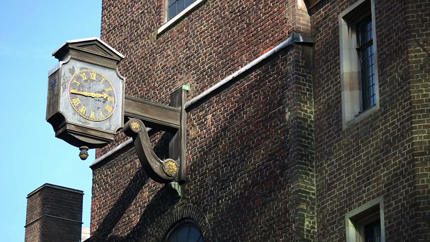 All Fellows by the Tower Church, close up of the clock