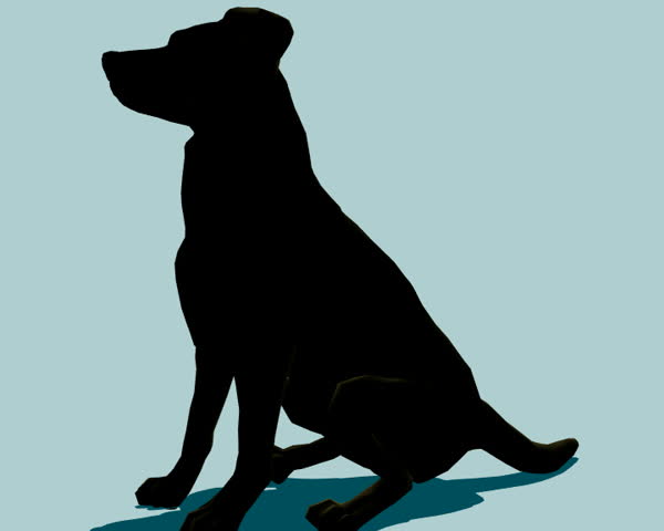 Dog (silhoutte) in various poses