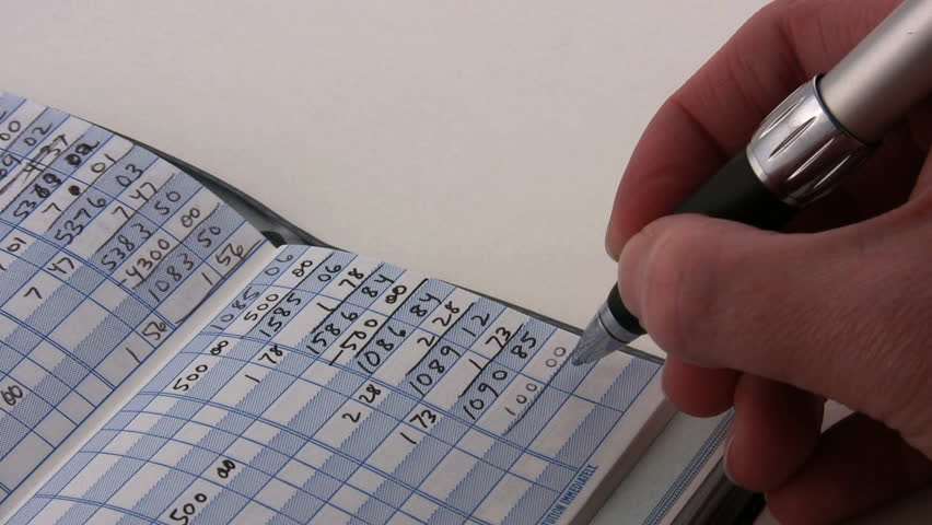 Balancing a checkbook.