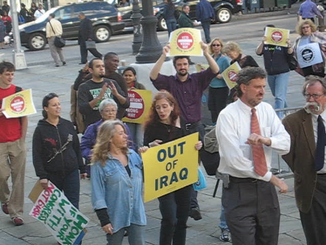 anti bush-veto rally in brooklyn april 2007
