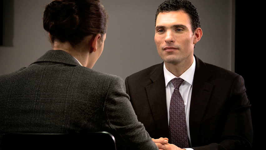 Young person attending a business interview