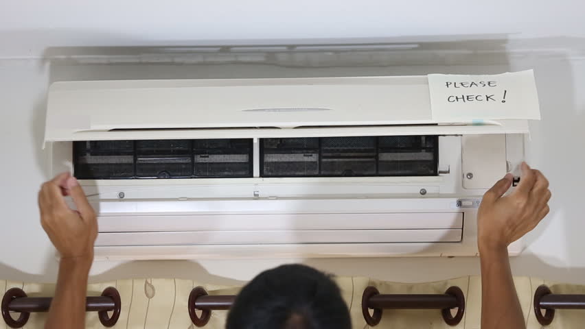 Checking air condition filter