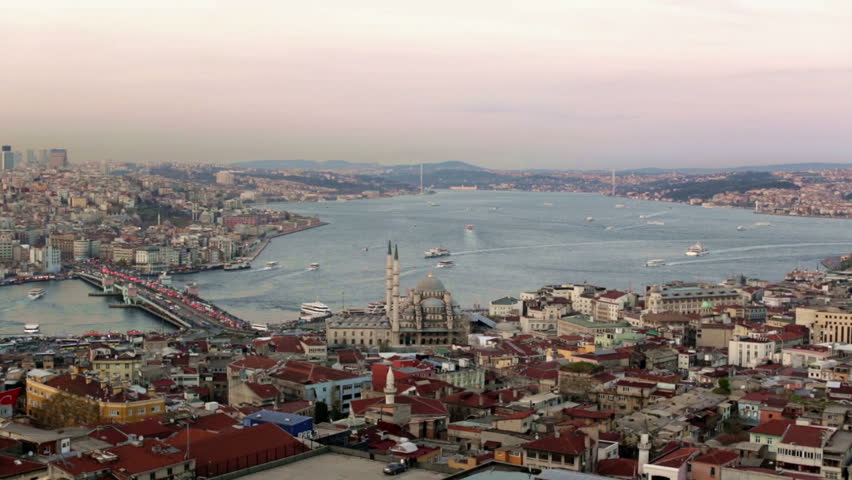 Istanbul city ??view, time lapse