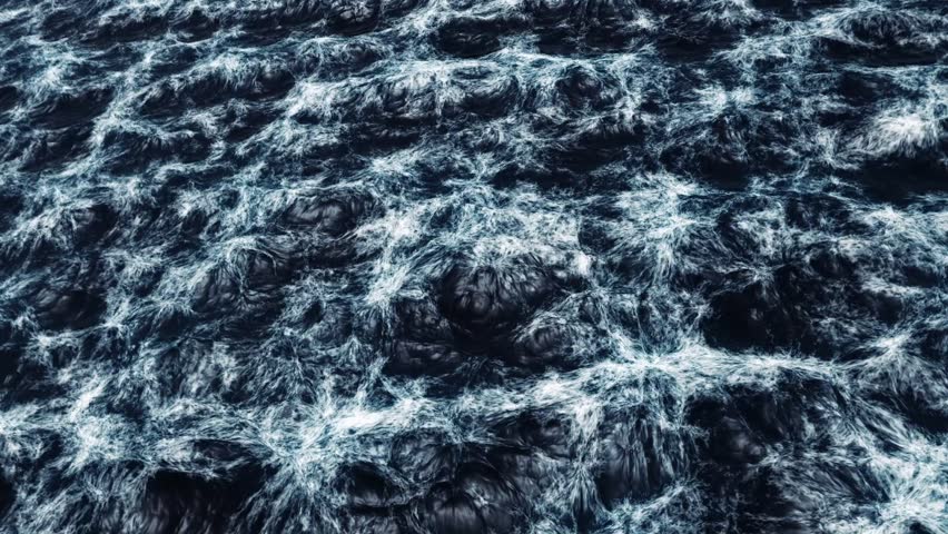 Realistic stormy ocean