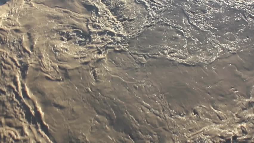 Detail watercourse of a river