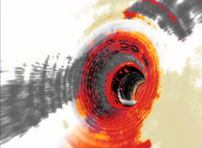PAL - Motion 774: Streaming down an abstract digital tunnel (Loop).