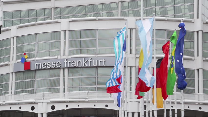 FRANKFURT, GERMANY - APRIL 12: Entrance to the Frankfurt Trade Fair Messe on April 12, 2013