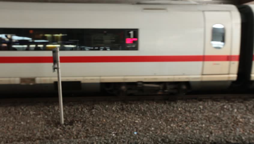 DUSSELDORF, GERMANY â MARCH 8: The Central station offers all modes of rail transport and is frequented by more than a quarter million passengers per day. March 8, 2013,  DÃ¼sseldorf, Germany
