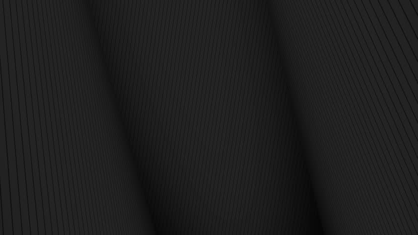 Colorful stripes and Striped lines. Colorful stripes and Striped lines are running on walls inside of a dark cube/room while small cubes and spheres are popping out in intersection point. 