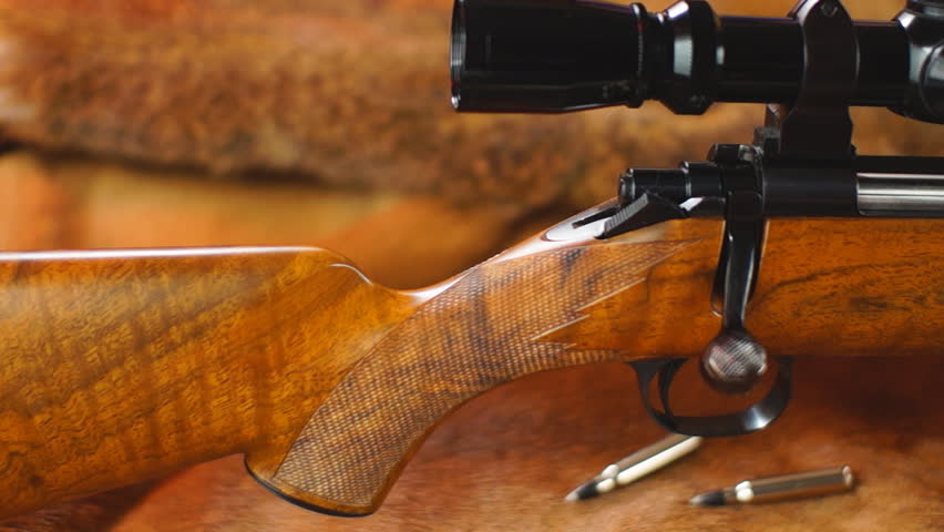 American Hunting Rifle and Ammunition, dolly move