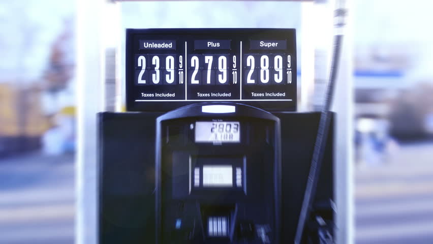 Animated Fuel Pump Price Sign Wide Angle