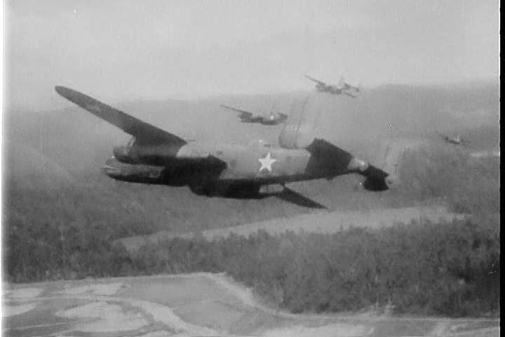 1940s - The Air Force's role in fighting in New Guinea is explained.