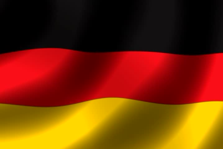 Flag of Germany waving in the wind - 2 generators