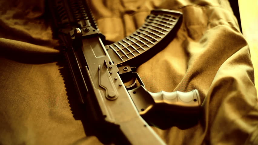 A military assault rifle