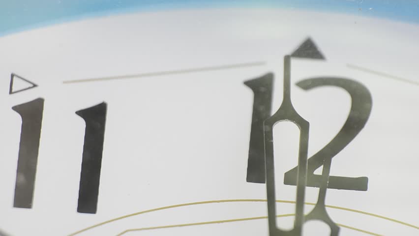 Clock Hands Close Up