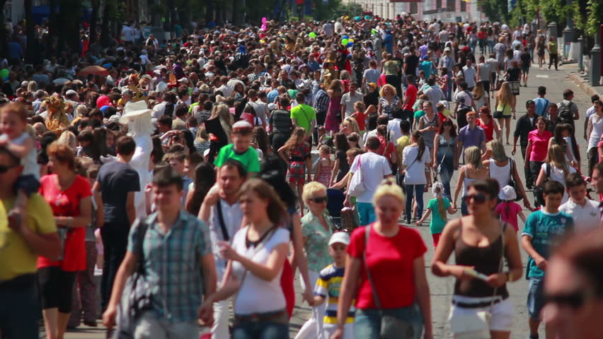 VINNITSA, UKRAINE - MAY 16, 2013: Europe Day celebrations in the city
