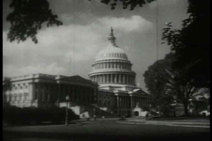 1940s - Archival film describing how the Western Union telegraph service delivers political news and can handle a high volume of communication traffic.