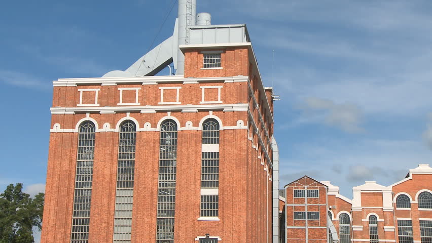 Industrial revolution complex, power station, time lapse
