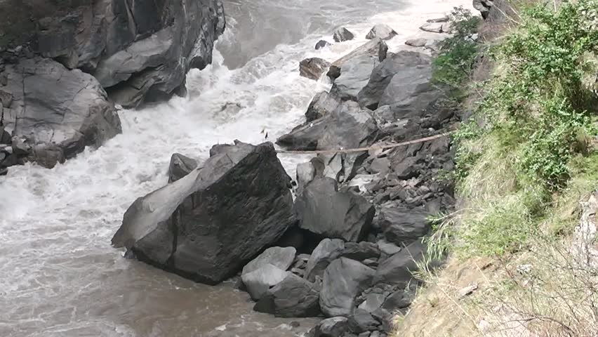 Tiger Leaping Gorge in Lijiang, Yunnan Province, China. 