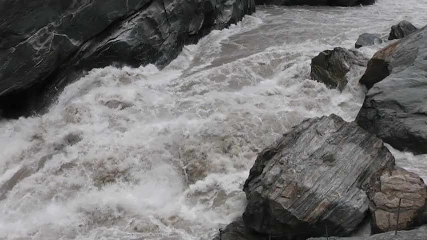 Tiger Leaping Gorge in Lijiang, Yunnan Province, China. 