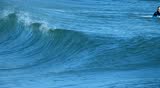 Ocean wave breaking on the beach in slow motion.  Video shot in 720p at 120 fps.