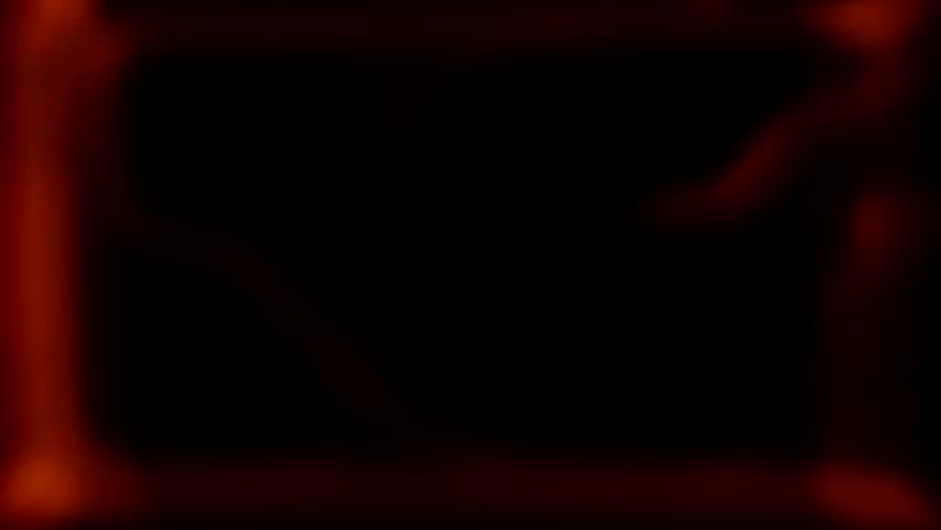Soft orange border frames the screen ready for titles or a central theme