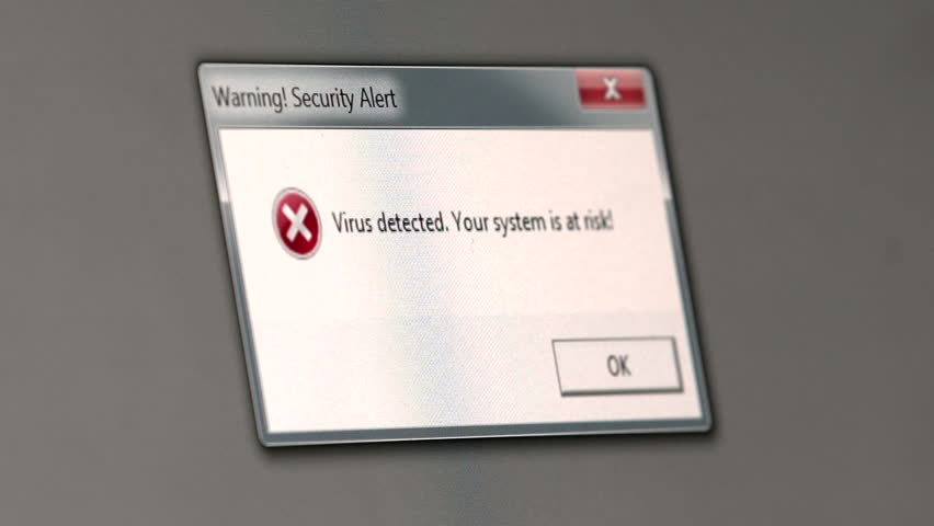 Error message pops up on computer