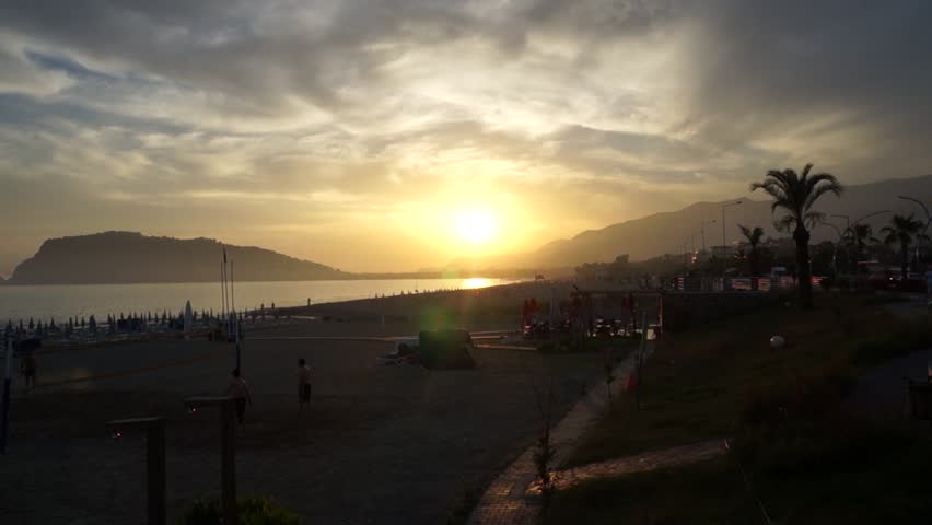 Wonderful sunset in Turkey