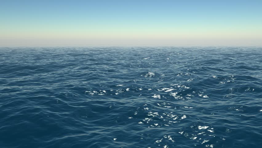 Flying over Ocean
