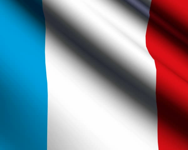 French flag animation.