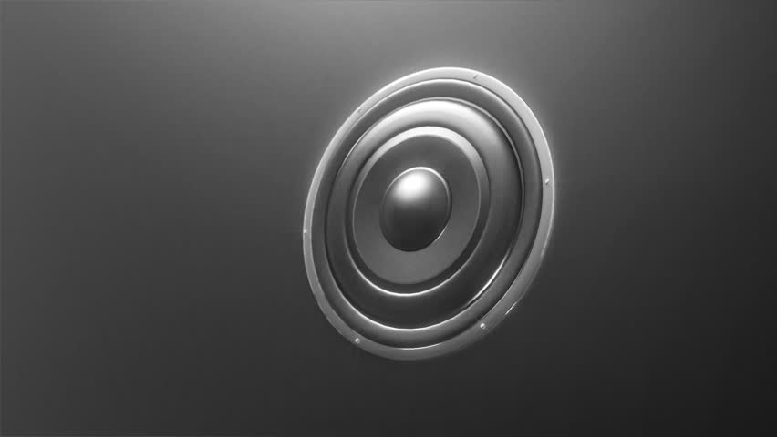 Abstract sound speaker loop. HD 1080p animation, perfect as VJ loop, or a music video background. 