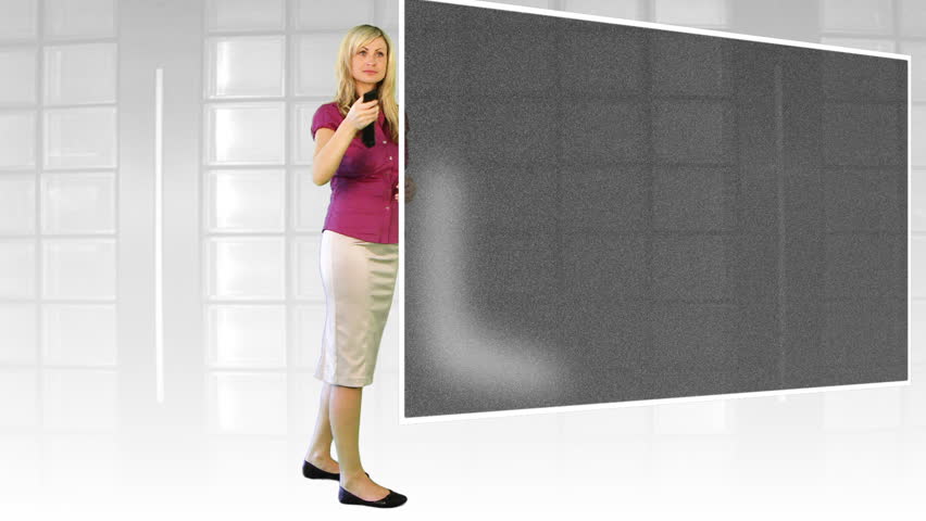 Woman giving a presentation