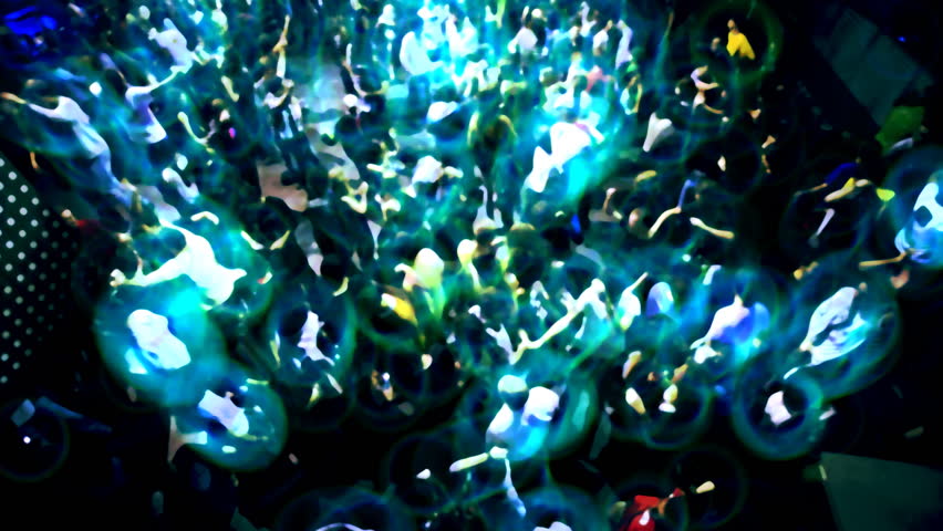 disco dance hall / top view