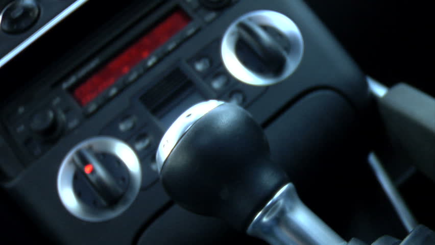 Sports car knob shifting