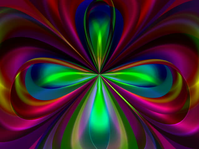 multi coloured abstract transitional spin