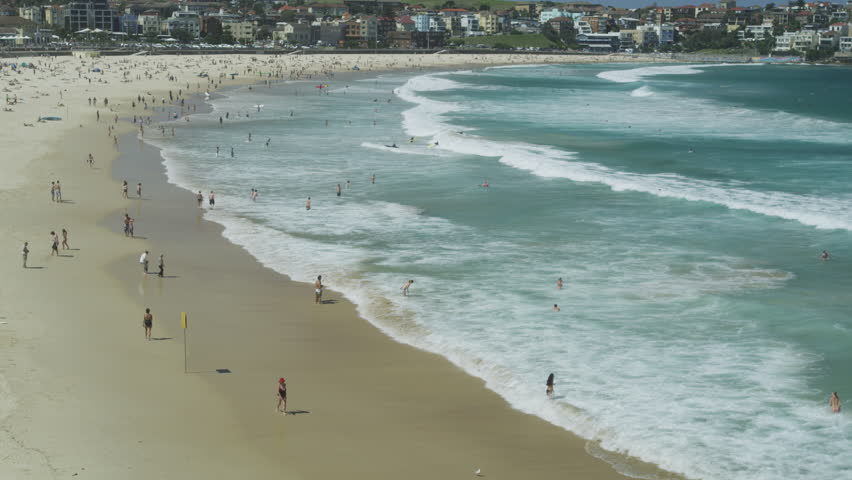 Ocean Waves at Bondi Beach
