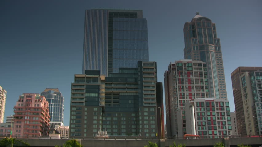 Traffic time-lapse in an industrial city. HD 1080i