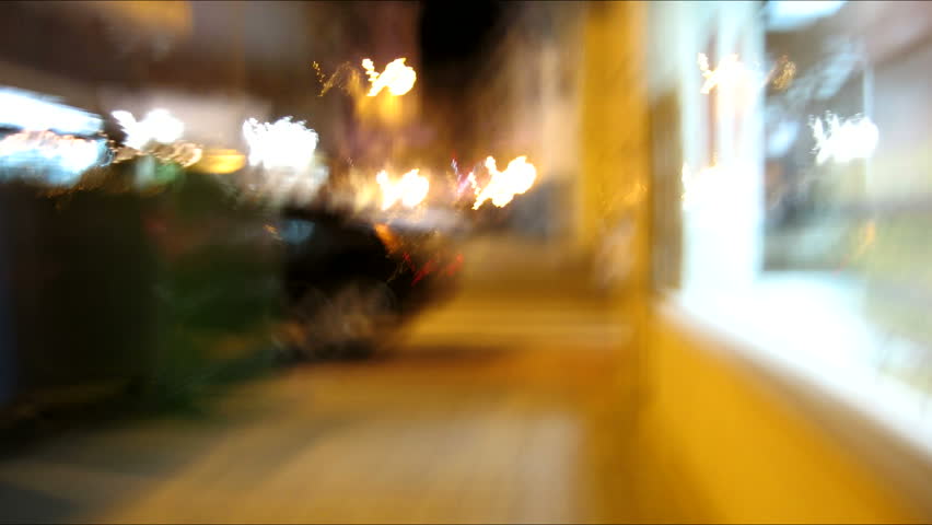 Crazy time-lapse town. Unrecognizable people 
