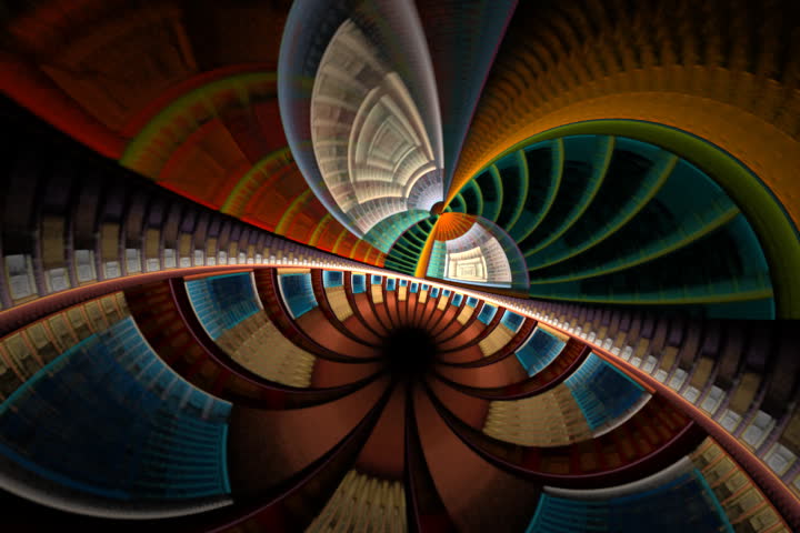 Seamless flame fractal loop