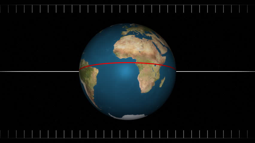 A visual simulation of the wobble the Earth experiences on it's axis every 26,000 years.  This is referred to as the Earth's precession.