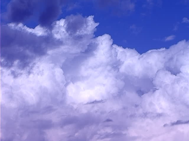 timelapse clouds, video clip in one video footage