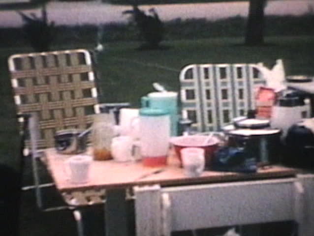 Outdoor Picnic Fun In 1964