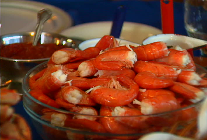 A feast of seafood from the waters of British Columbia.